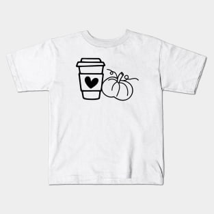 Pumpkin Latte Kids T-Shirt